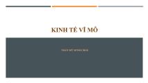 Bài giảng Kinh tế vĩ mô - Chương 2 - Trần Mỹ Minh Châu