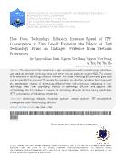 How does technology diffusion increase speed of tfp convergence at firm level? Exploring the effects of high technology firms on linkages: Evidence from Viet Nam enterprises