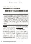 Impacts of inflation on the effectivess of economic value added scale