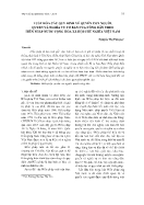 Luật hóa các quy định về quyền con người, quyền và nghĩa vụ cơ bản của công dân theo hiến pháp nước Cộng hòa Xã hội chủ nghĩa Việt Nam