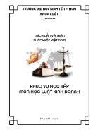 Tài liệu Văn bản pháp luật Việt Nam - Luật kinh doanh