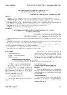 Hóa trị ung thư đại tràng tái phát di căn tại bệnh viện Triều An 5/2005 - 5/2008