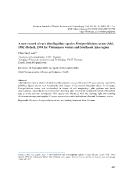 A new record of rare dinoflagellate species Protoperidinium carum (Abé, 1981) Balech, 1994 for Vietnamese waters and Southeast Asia region
