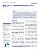Analysis of ¹²C+ ¹²C scattering using different nuclear density distributions