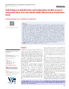 Ảnh hưởng của chất điều hòa sinh trưởng thực vật đến sự tạo rễ trong nuôi cấy in vitro cây sâm bố chính (Abelmoschus Sagittifolius Kurz)