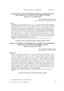 Ảnh hưởng của mật độ nauplius artemia lên sinh trưởng, phát triển và tỷ lệ sống của ấu trùng tôm hề