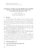 Ảnh hưởng của thừa cân, béo phì lên một số chỉ tiêu sinh học và khả năng học tập của học sinh Trung học Phổ thông ở Hà Nội