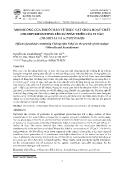 Ảnh hưởng của thuốc bảo vệ thực vật chứa hoạt chất chlorpyrifos ethyl lên sự phát triển của vi tảo Chlorella và Scenedesmus