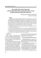 Ảnh hưởng tăng động giảm chú ý tới rối loạn thách thức chống đối ở trẻ 6-12 tuổi tại bệnh viện Nhi trung ương năm 2014