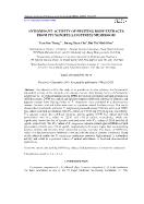 Antioxidant activity of fruiting body extracts from pycnoporus sanguineus mushroom