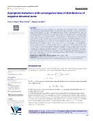 Asymptotic behaviors with convergence rates of distributions of negative - Binomial sums