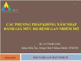 Bài giảng Các phương pháp không xâm nhập đánh giá mức độ bệnh gan nhiễm mỡ
