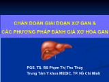 Bài giảng Chẩn đoán giai đoạn xơ gan và các phương pháp đánh giá xơ hóa gan