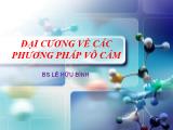 Bài giảng Đại cương về các phương pháp vô cảm
