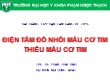 Bài giảng Điện tâm đồ nhồi máu cơ tim thiếu máu cơ tim
