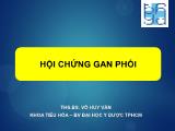 Bài giảng Hội chứng gan phổi