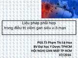 Bài giảng Liệu pháp phối hợp trong điều trị viêm gan siêu vi B mạn