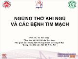 Bài giảng Ngừng thở khi ngủ và các bệnh tim mạch