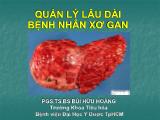 Bài giảng Quản lý lâu dài bệnh nhân xơ gan