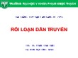 Bài giảng Rối loạn dẫn truyền