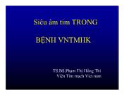 Bài giảng Siêu âm tim trong bệnh VNTMHK