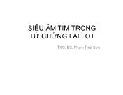 Bài giảng Siêu âm tim trong tứ chứng Fallot