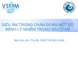 Bài giảng Siêu âm trong chẩn đoán một số bệnh lý nhiễm trùng bào thai