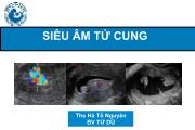 Bài giảng Siêu âm tử cung