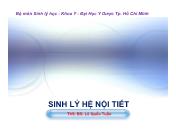 Bài giảng Sinh lý hệ nội tiết - Lê Quốc Tuấn