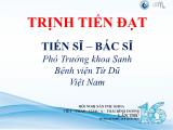 Bài giảng Sốt xuất huyết trong thai kỳ - Trịnh Tiến Đạt