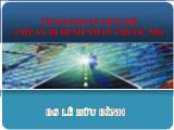 Bài giảng Thăm khám tiền mê chuẩn bị bệnh nhân trước mổ - Lê Hữu Bình