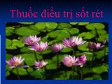 Bài giảng Thuốc điều trị sốt rét