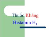 Bài giảng Thuốc kháng Histamin H1