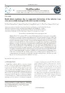 Budd-Chiari syndrome due to segmental obstruction of the inferior vena cava successfully managed with endovascular stenting