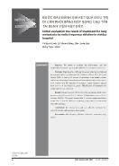 Bước đầu đánh giá kết quả điều trị di căn phổi bằng đốt sóng cao tần tại bệnh viện Việt Đức