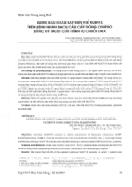 Bước đầu khảo sát biến thể Nudt15 trên bệnh nhân bạch cầu cấp dòng Lympho bằng kỹ thuật giải trình tự chuỗi DNA