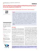 Cấu trúc phân bố của quần xã động vật đáy không xương sống cỡ lớn tại cửa sông Ba Lai, tỉnh Bến Tre