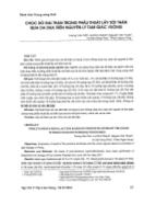 Chọc dò đài thận trọng trong phẫu thuật lấy sỏi thận qua da dựa trên nguyên lý tam giác vuông