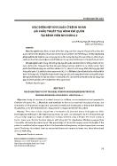 Đặc điểm hẹp khí quản ở bệnh nhân đã phẫu thuật tạo hình khí quản tại bệnh viện Nhi đồng 2