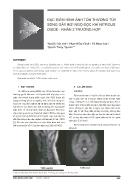 Đặc điểm hình ảnh tổn thương tủy sống gây bởi ngộ độc khí nitrous Oxide - Nhân 2 trường hợp