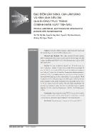 Đặc điểm lâm sàng, cận lâm sàng và hình ảnh siêu âm qua đường trực tràng ở bệnh nhân xuất tinh máu