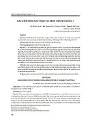 Đặc điểm viêm ruột mạn tại bệnh viện Nhi đồng 1