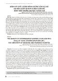 Đánh giá chất lượng mảnh xương vòm sọ chó sau bảo quản tại đơn vị bảo quản mô bệnh viện trường Đại học Y dược Huế