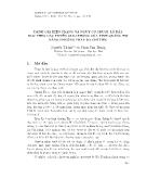 Đánh giá hiện trạng và nguy cơ trượt lở đất dọc theo các tuyến giao thông của tỉnh Quảng Trị bằng phương pháp đa chỉ tiêu