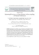 Đánh giá hiệu quả một số phương pháp xác định biên của nguồn gây dị thường trường thế