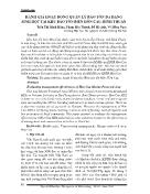 Đánh giá hoạt động quản lý bảo tồn đa dạng sinh học tại khu bảo tồn biển Hòn Cau, Bình Thuận