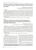 Đánh giá sự cải thiện chất lượng cuộc sống của các bệnh nhân thoái hoá cột sống thắt lưng sau phẫu thuật tại bệnh viện Đa khoa tỉnh Quảng Ngãi