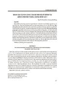 Đánh giá sự hài lòng của bà mẹ người bệnh tại bệnh viện Nhi trung ương năm 2017