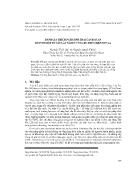 Đánh giá thích nghi sinh thái cảnh quan đối với một số cây lâu năm ở vùng hồ thủy điện Sơn La