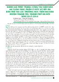 Đánh giá thực trạng công tác đảm bảo an toàn thực phẩm ở một số bếp ăn bán trú tại các trường học trên địa bàn huyện Thanh Trì, thành phố Hà Nội năm 2015-2016